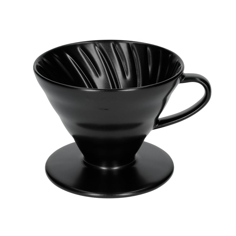 Hario ceramiczny Drip V60-02 Czarny - obrazek 4
